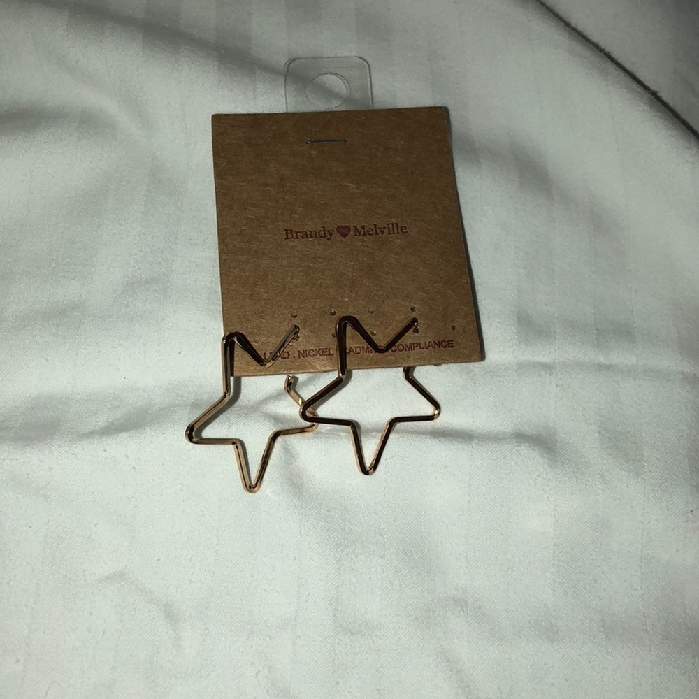 Brandy Melville star hoops